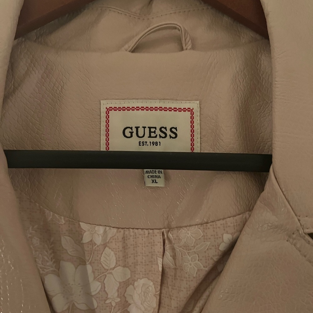 Pink fake leather Jacket